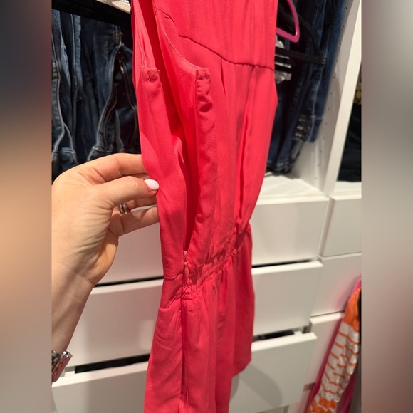 Express Pink Sleeveless Short Romper - Picture 4 of 4